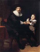 REMBRANDT Harmenszoon van Rijn Jean Pellicorne and His Son Casper Spain oil painting artist